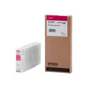 エプソン EPSON インクカートリッジ マゼンタ 110ml SC1M11 1個 7,835円