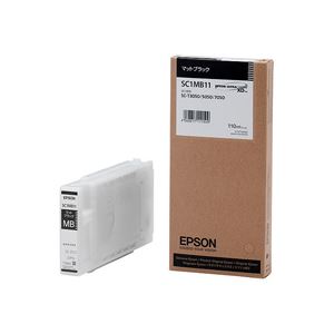 エプソン EPSON インキ薬莢 引っ敷き黒いこと 110ml SC1MB11 1個