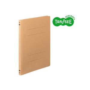 (まとめ)TANOSEE フラットファイル バインダー 2穴 E A4タテ 150枚収容 イエロー 10冊入×20パック