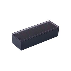 （まとめ）キングジム 名刺整理箱 75 黒【×3セット】