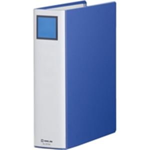 第一人者体育館 煙管式整理保存用具/スーパードッチ脱着生やさしい 【A4/タテ型】 10冊入り口・入口 とじ厚：60粍 2476A 青