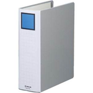 第一人者体育館 配管式整理保存用具/スーパードッチ脱着たわい無い 【A4/タテ型】 10冊入り口・入口 とじ厚：80粍 2478A 薄墨色