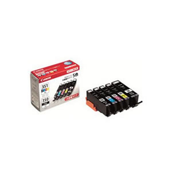 【純然たる品】 Canon 加農砲 インキ薬莢/トナーカートリッジ 【BCI-351XL+350XL/5MP】 5色入り口・入口