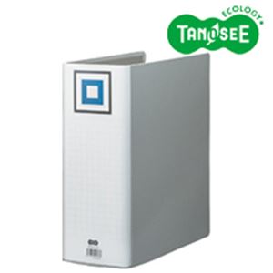 （まとめ）両開き配管式整理保存用具V A4-S 100粍とじ しろがね色 30冊
