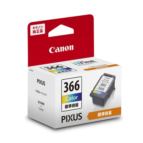（まとめ） CANON キヤノン 4991C001 BC-366 3C（完全無欠品） 【×3書き割り】
