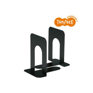 （まとめ）TANOSEE ブックエンド T型 大 黒いこと 20組