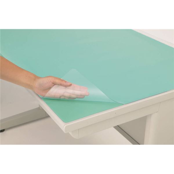 PVC勉強机つや消し（緑であることつや消し付） 1590×690×1.8粍