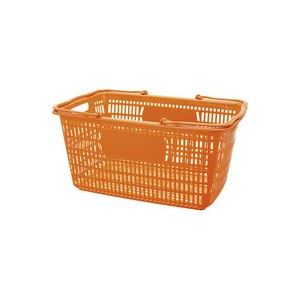 （まとめ）ジョインテックス 販売店かご 30L橙 B264J-OR【×20書き割り】