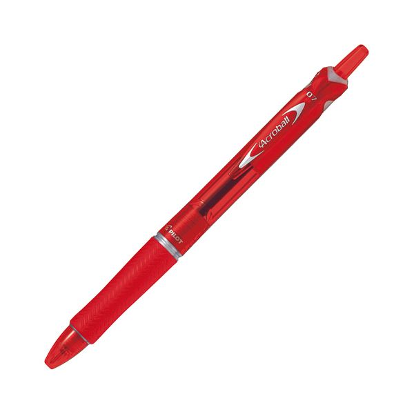 (まとめ）飛行士 油性ボールペンアクロボール150 細字0.7粍 赤いこと BAB-15F-RR 1仕掛ける（10本）【×5仕掛ける】