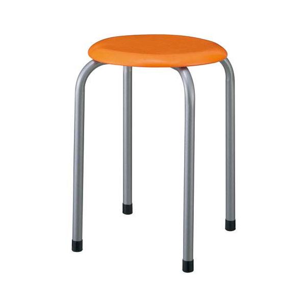 TOKIO 丸イス(スタッキングチェア/スツール) M-24M グリーン ビニールシート張り スツールM-24T（塗装タイプ）の製品情報