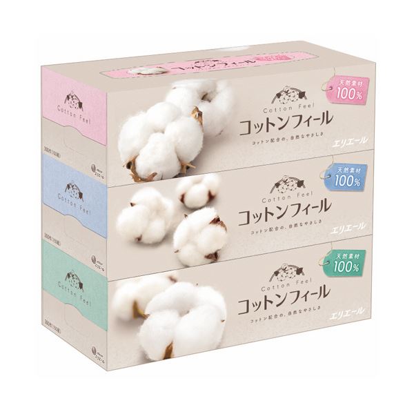 大王製紙エリ叫びごえ コットンフィールティシュー 150組／箱 1仕掛ける（48箱：3箱×16風呂敷き包み）