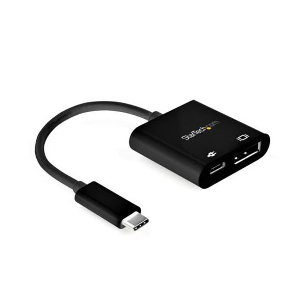 StarTech.com USB-C-DisplayPort アダプター PD相応う CDP2DP14UCPB 1個