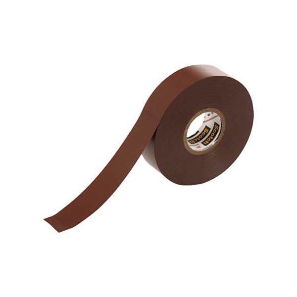 （まとめ） 3M スコッチ ビニールテープ 35 茶19mm×20m 35BRO 1巻 【×10セット】 7,993円