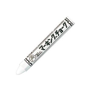 （まとめ）寺西舎密学実業 マーキングチョーク白 10本 B-CMK-T30【×10書き割り】