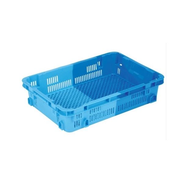 【5個セット】 業務用コンテナボックス/食品用コンテナー 【NF-M27】 ダークブルー/ブルー 材質：PP【代引不可】 11,944円