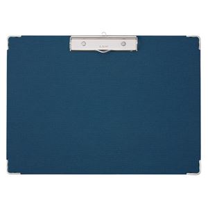 (まとめ) 百獣の王事務器 どんぶり鉢書簡箋挟 B4ヨコ 紺 No.131 1枚 【×10書き割り】