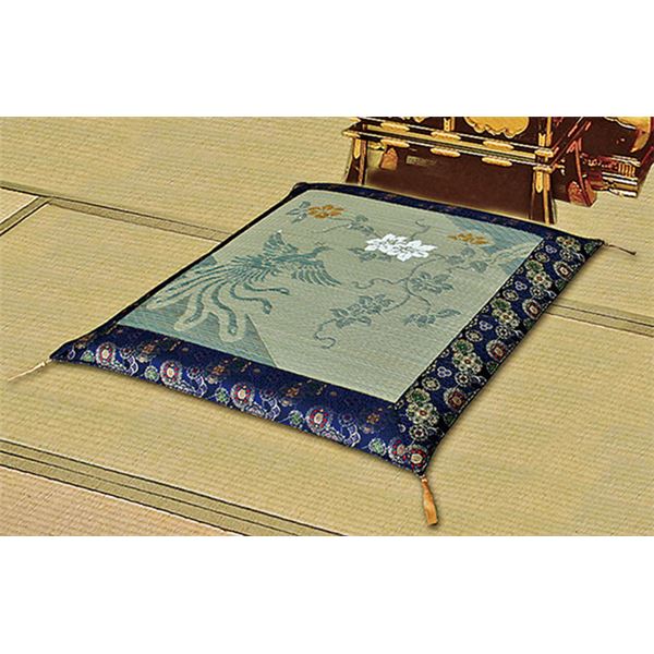 仏前座蒲団/金襴座蒲団 【オール季節相応う】 69cm×69珊 両面当て嵌める可 日本製【代引不可】 インテリア・寝具・収納-クッション・座布団