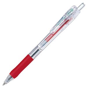 (まとめ) ゼブラ 油性ボールペン タプリクリップ 0.4mm 赤 BNH5-R 1本 【×60セット】