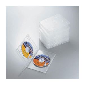 (まとめ)エレコム ヴィデオディスクトール容れもの CCD-ヴィデオディスク06CR【×5書き割り】