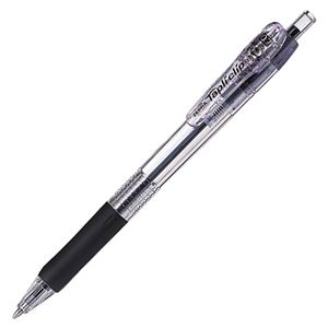 (まとめ) ゼブラ 油性ボールペン タプリクリップ 0.7mm 黒 BN5-BK 1本 【×60セット】