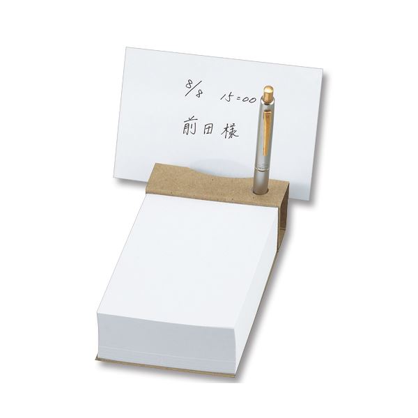 （まとめ） TANOSEE ツイン書き込み立ておぼえ書き 手工芸品上表紙天のりとじ 1書き割り（10冊） 【×2書き割り】