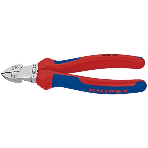 KNIPEX クニペックス 1425-160 穴付 ニッパー 手道具 物の具 DIY やり方手道具 御先棒 ニッパー