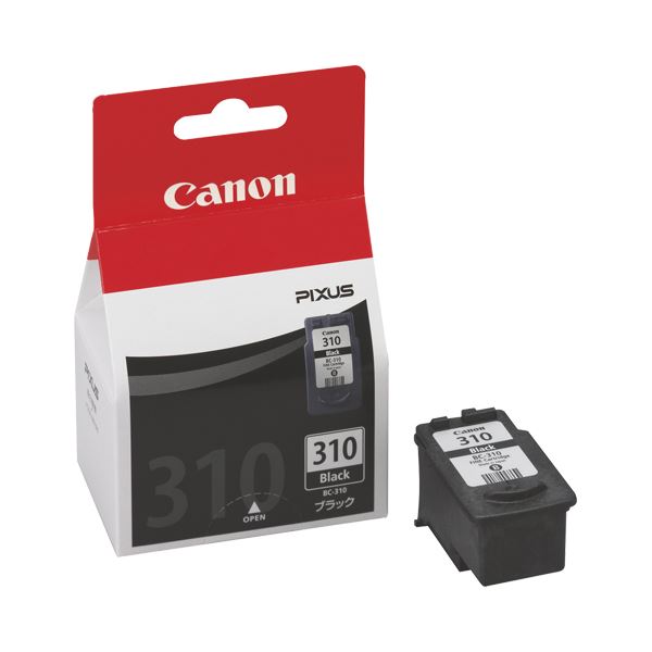 （まとめ） キヤノン Canon FINE薬莢 BC-310 黒いこと 2967B001 1個 【×3書き割り】