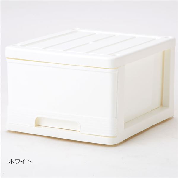 プラスチックケース キッチン収納 ホワイト クローゼット キッチン 収納ケース 収納家具 料理 台所 幅34 5cm 洋服 スタッキング 重ねて使える 便利な収納ボックス ベッド下 小物 脱衣所 ダイニング 送料無料 深型 収納ケース キッチン収納 6個組 ホワイト 幅