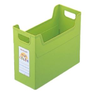 (御勤め用書き割り) セラピーキッズカラー 整理保存用具ボックス席 A4 フボ-TC4-KG キッズグリーン【×10書き割り】