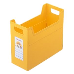 (御勤め用書き割り) セラピーキッズカラー 整理保存用具ボックス席 A4 フボ-TC4-KY キッズイエロー【×10書き割り】