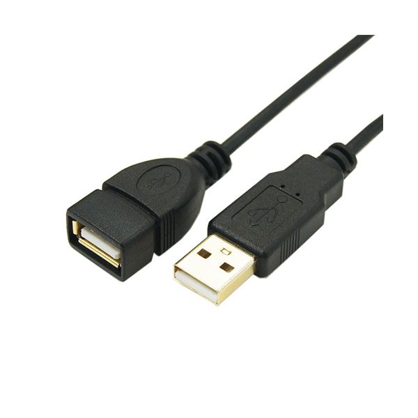 (まとめ)うつり変わりはやりっ子 極細USB有線テレビA牡-A刃針 5m USB2A-AB/CA500【×10仕掛ける】