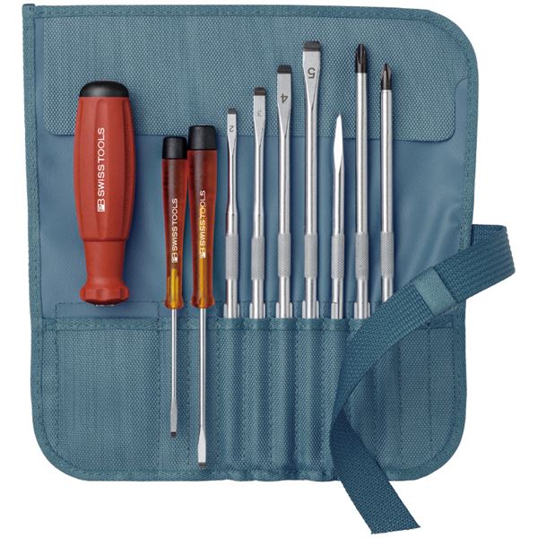 PB SWISS TOOLS 8218PE 差替式１番ウッド 書き割り 9本組 ペトロール網 物の具 物の具 DIY やり方物の具 御先棒 １番ウッド