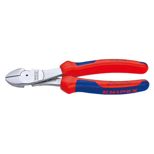 KNIPEX クニペックス 7405-160 豪然たる型 斜ニッパー 硬線用 物の具 物の具 DIY やり方物の具 御先棒 ニッパー