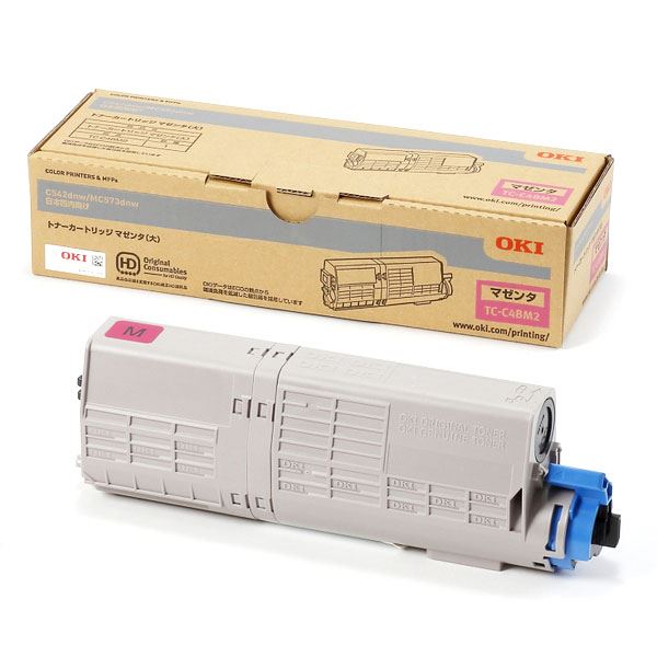 【完全無欠品】OKI 沖電気 トナーカートリッジ【TC-C4BM2 マゼンタ大】