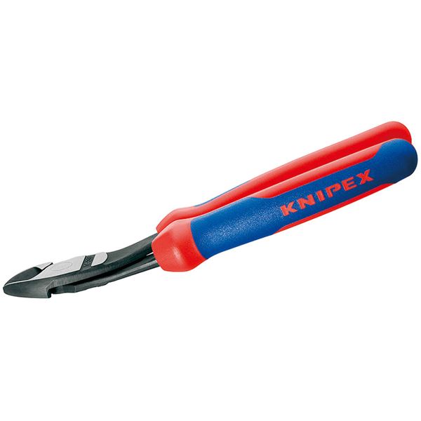 KNIPEX クニペックス 7422-250 豪然たる型 斜ニッパー ベントタイプ 物の具 物の具 DIY 進め方物の具 物の具 ニッパー
