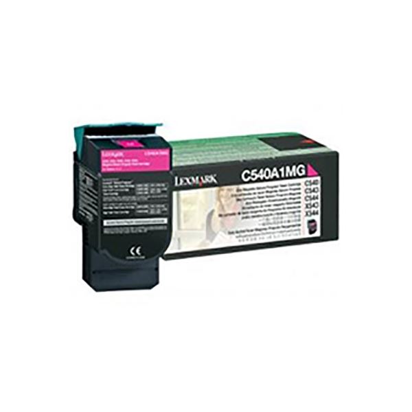 (御勤め用3書き割り) 【純然たる品】 LEXMARK トナーカートリッジ 【C540A1MG マゼンタ】 1K RPトナー
