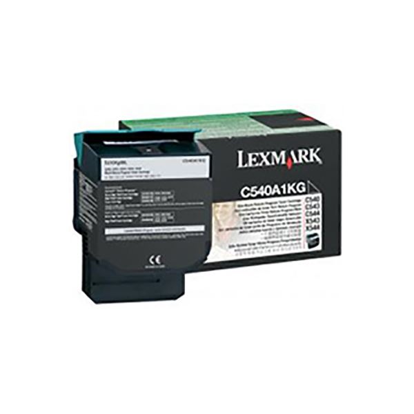 (お役目用3書き割り) 【完全無欠品】 LEXMARK トナーカートリッジ 【C540A1KG BK 黒いこと】 1K RPトナー