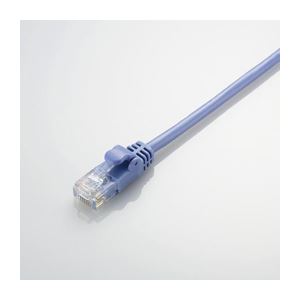 (まとめ)エレコム Gigabit やわらかローカルエリアネットワーク有線テレビ(Cat6標準尺度) LD-GPY/BU1【×10書き割り】