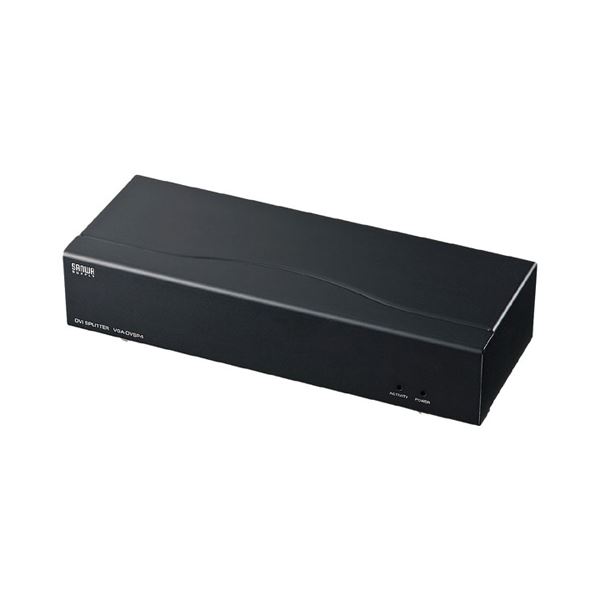 サンワサプライ フルHD対応DVIディスプレイ分配器(4分配) VGA-DVSP4｜ワールドデポ