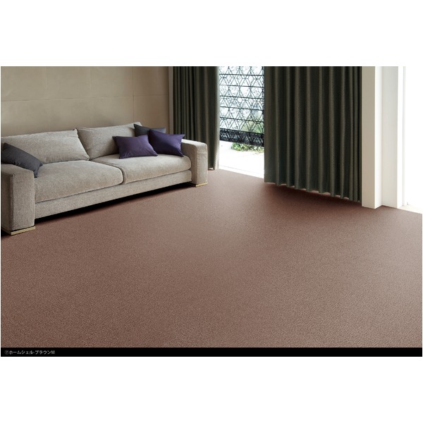 防炎 ラグカーペット/引っ敷き 【日本の首都間10帖 352cm×440珊 赤銅色】 矩形 日本製 防壁蝨目 養護ホーム甲殻 『天下太平引っ敷き』【代引不可】