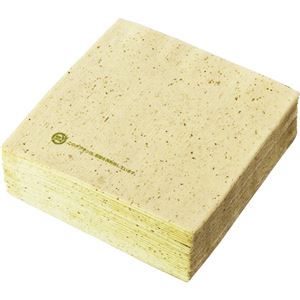 (まとめ) きんだい 茶殻テーブルナプキン 4折 CP4A1P 1容器に並べる(100枚) 【×30書き割り】