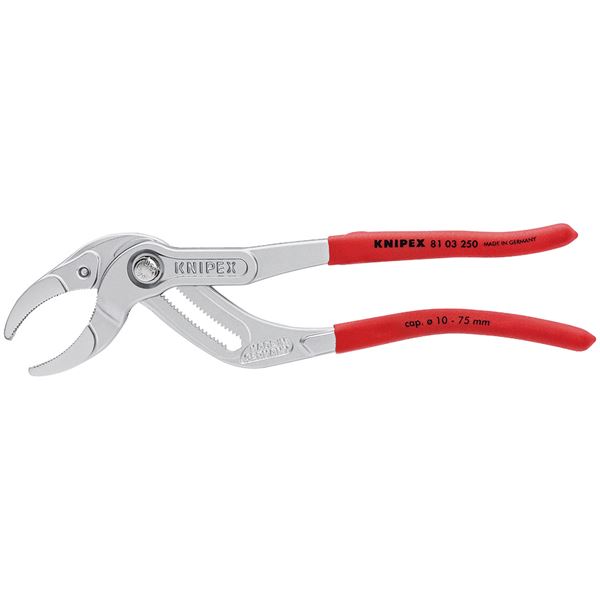 KNIPEX クニペックス 8103-250 配管ペンチ SB 物の具 物の具 DIY やり方物の具 御先棒 ペンチ