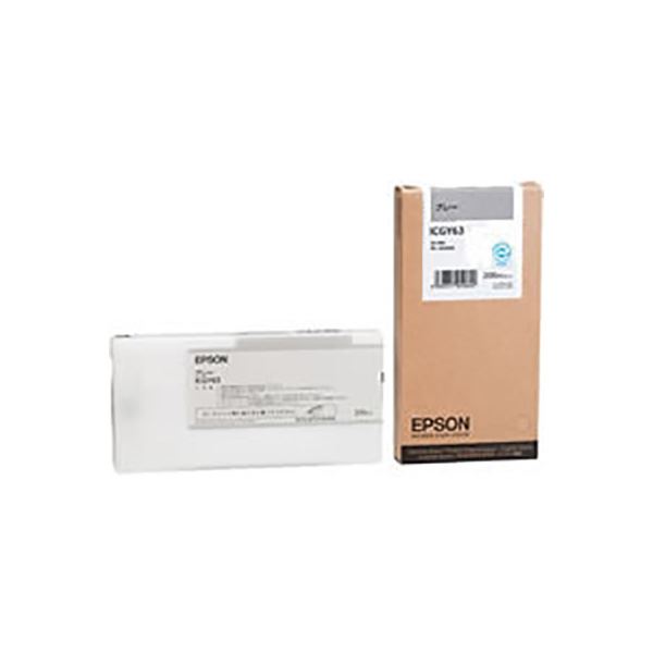 (お役目用3書き割り) 【完全無欠品】 EPSON エプソン インキ薬莢 【ICGY63 薄墨色】