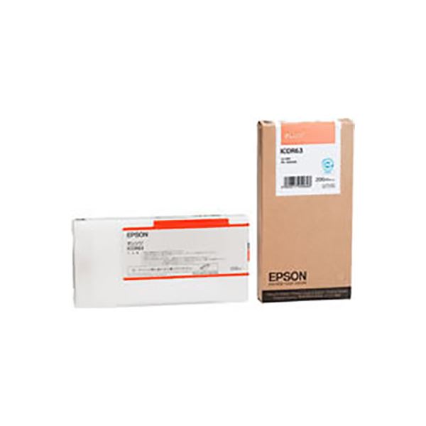 (お役目用3書き割り) 【完全無欠品】 EPSON エプソン インキ薬莢 【ICOR63 オレンジ色】