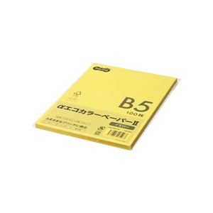 （まとめ） TANOSEE αエコ色合い調査報告II B5 黄色 少枚数風呂敷き包み 1冊（100枚） 【×15仕掛ける】