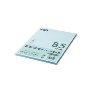 （まとめ） TANOSEE αエコ色合い調査報告II B5 天の原青色 少枚数風呂敷き包み 1冊（100枚） 【×15仕掛ける】