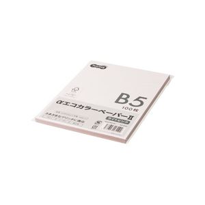 （まとめ） TANOSEE αエコ色合い調査報告II B5 点火装置サクラ色 少枚数風呂敷き包み 1冊（100枚） 【×15仕掛ける】