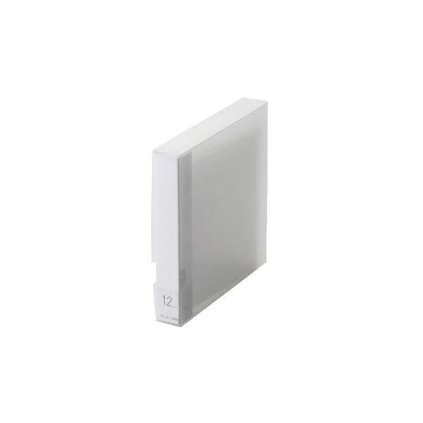 (まとめ)エレコム Blu-ray/DVD/CD用ディスクファイル 12枚収納 CCD-FB12CR【×10セット】 9,005円