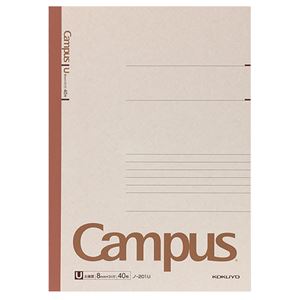 (まとめ) コクヨ 構内万覚え帳(太横罫) A4 U罫 40枚 ノ-201U 1冊 【×20書き割り】