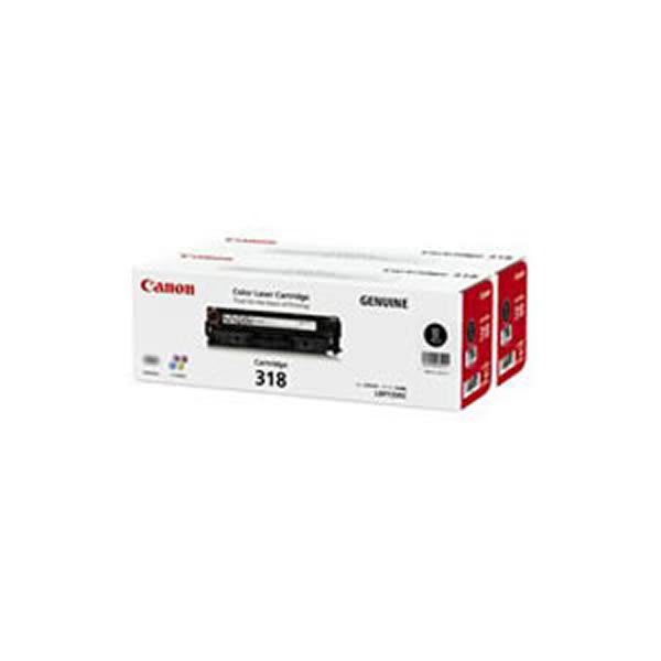 (御勤め用3書き割り) 【純然たる品】 Canon 加農砲 トナーカートリッジ 【318VP BK 黒いこと】 2本入